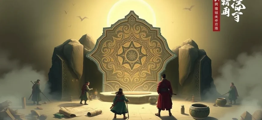 聖なる石を巡る冒険映画の世界