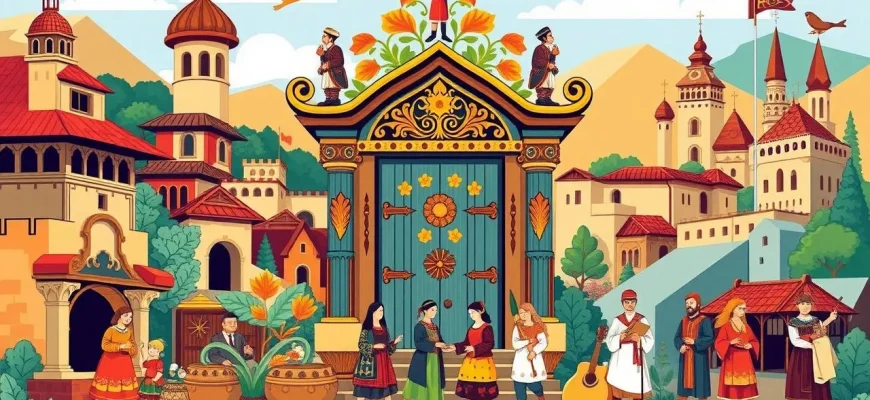 歴史的なブルガリアの工芸品映画