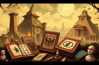 古代文明のカードを探るミステリ映画