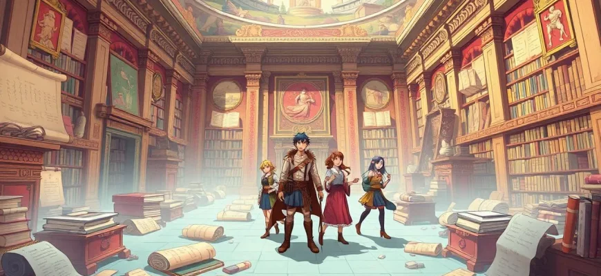 古代図書館探求の冒険映画