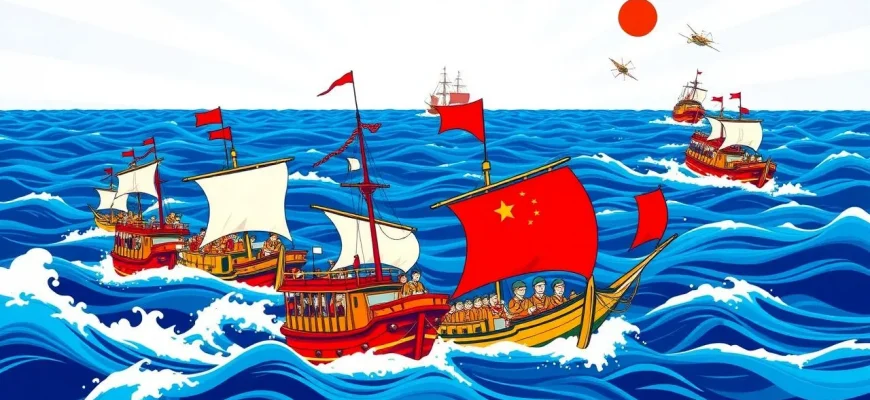 中国の艦隊を描いた歴史映画