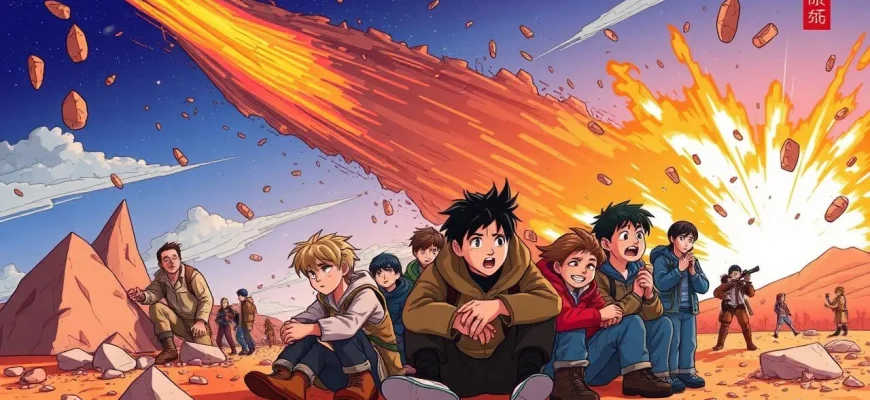 隕石群の下で繰り広げられる冒険映画