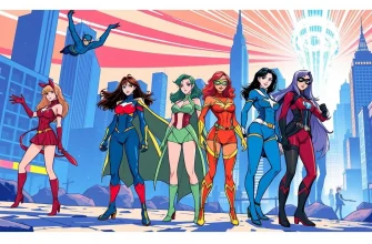 スーパーヒロインのスリラーフィルム特集