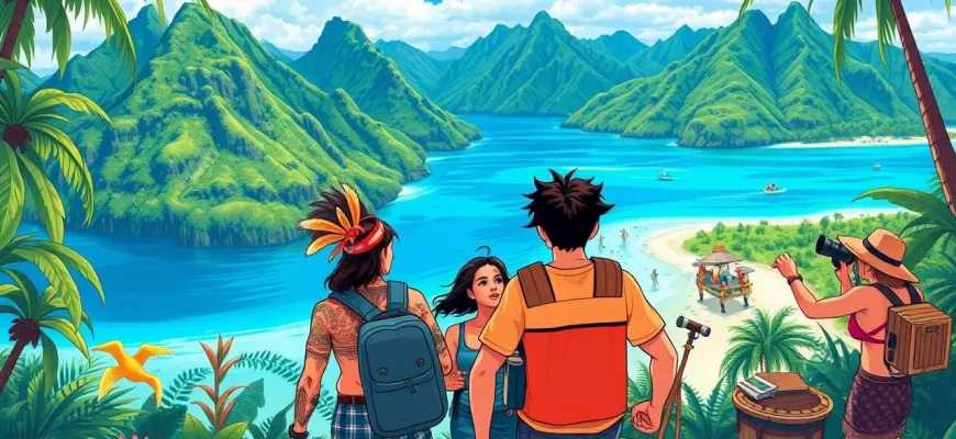 ポリネシアの島々で冒険する映画