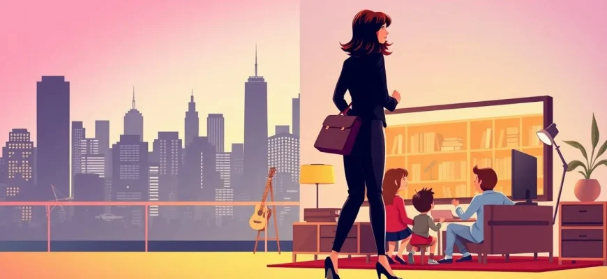 家族向けビジネスウーマンの映画