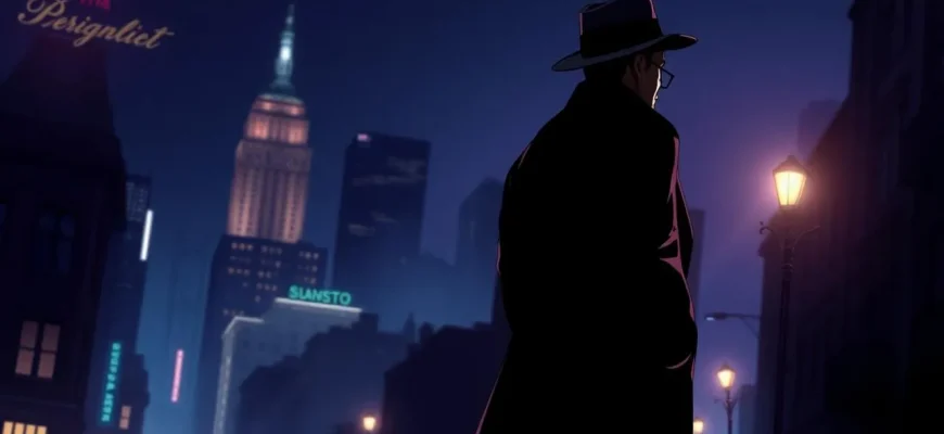 夜の照明で見る犯罪映画