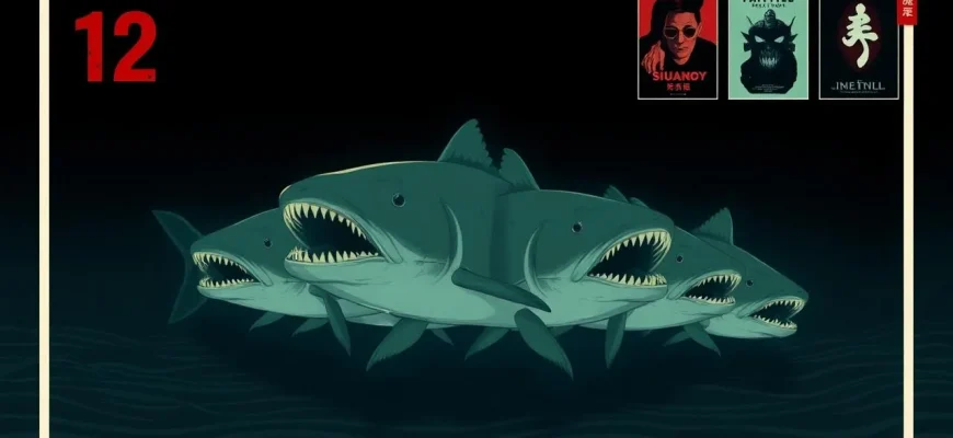 12のピラニアと殺人魚の恐怖映画