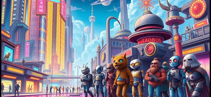 未来のテクノロジーとファンタジーの映画