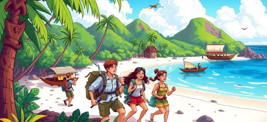 南太平洋の島々を舞台にした冒険映画