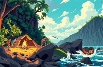 島でのサバイバルアドベンチャー映画