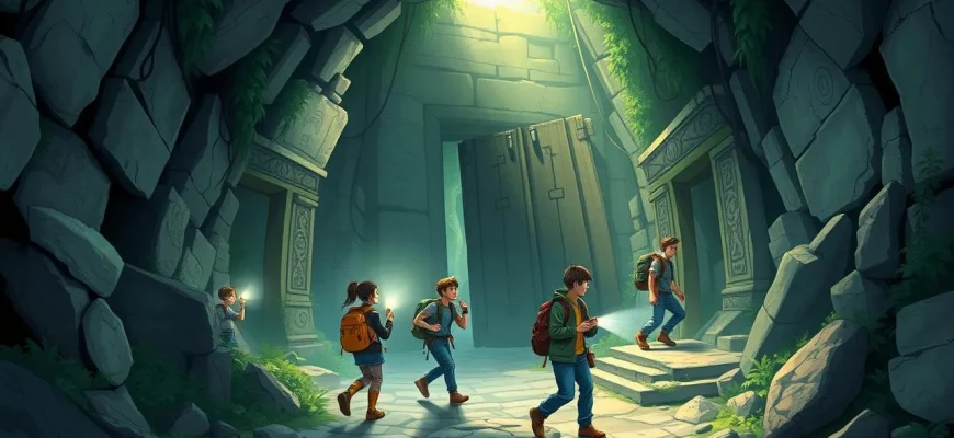 古代のトンネルで冒険する映画