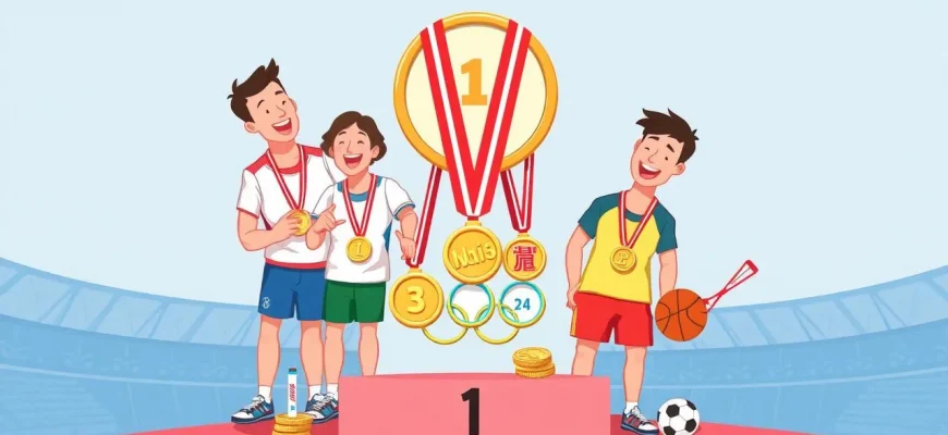 オリンピックメダルを笑いながら楽しむコメディ映画