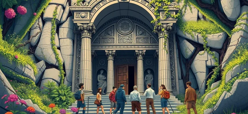 エトルリアの墓を探る歴史映画