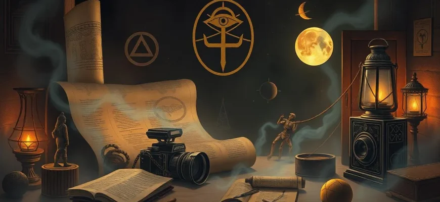 古代の護符のミステリ映画