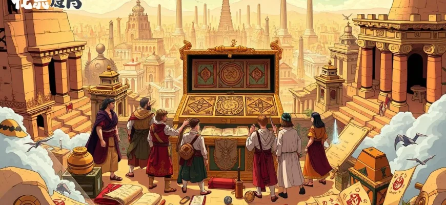 古代の秘宝を探す冒険映画