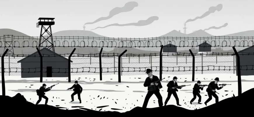 勇気と生存の物語：コンセントレーションキャンプのアクション映画