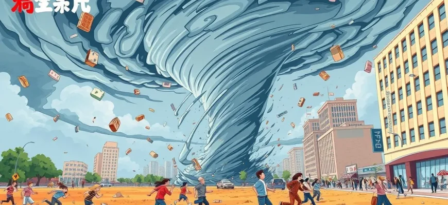 映画トリラー：竜巻の恐怖