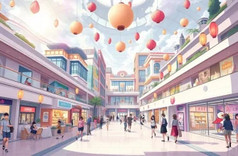 ファンタジー映画のショッピングモール