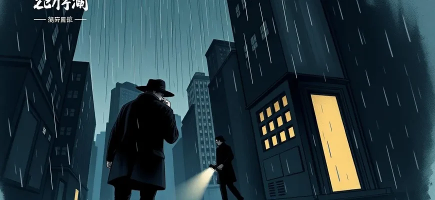 犯罪映画の雨の日