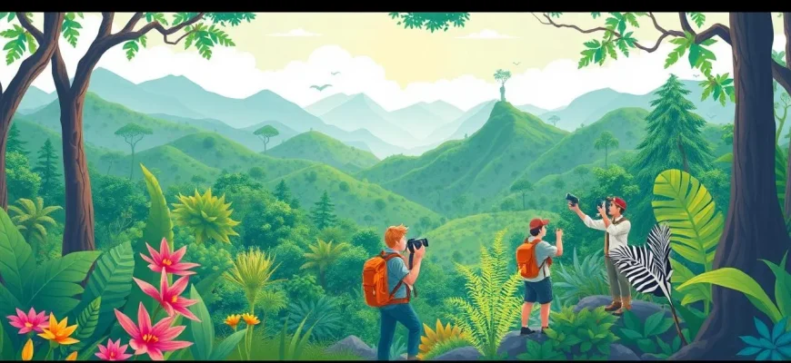 絶滅危惧植物を探す冒険映画