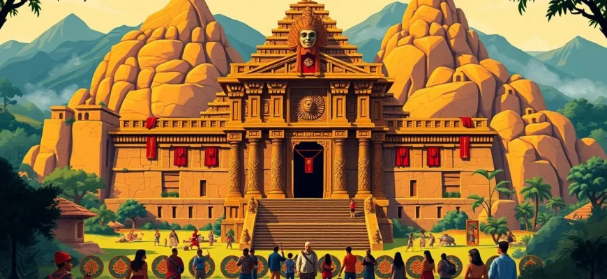 インカの神殿を描く歴史映画