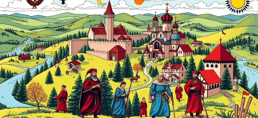 中世ヴォルガ地域の歴史的映画