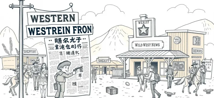 ウェスタン映画と新聞の世界