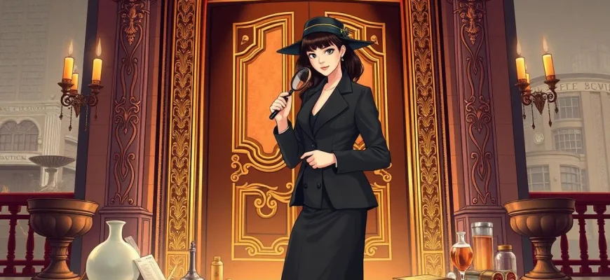 富裕な女性の探偵映画特集