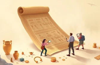 古代のパピルスの冒険映画