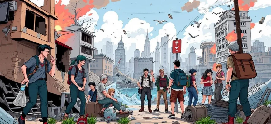 災害後の冒険映画