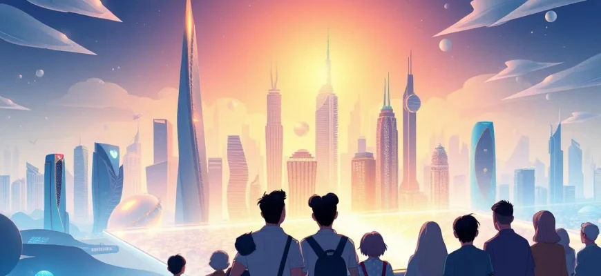 幻想的なホログラフィック映画の世界