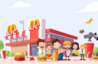 ファストフードを楽しむコメディ映画