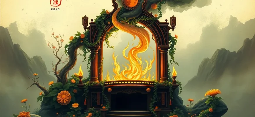 神秘的な火の儀式映画の世界