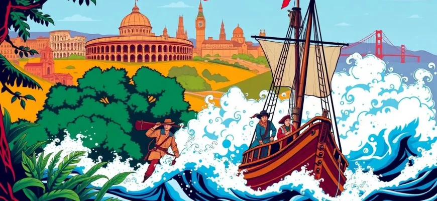 偉大な発見の時代のアドベンチャー映画