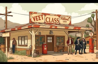 ガソリンスタンドを舞台にしたウェスタン映画の世界