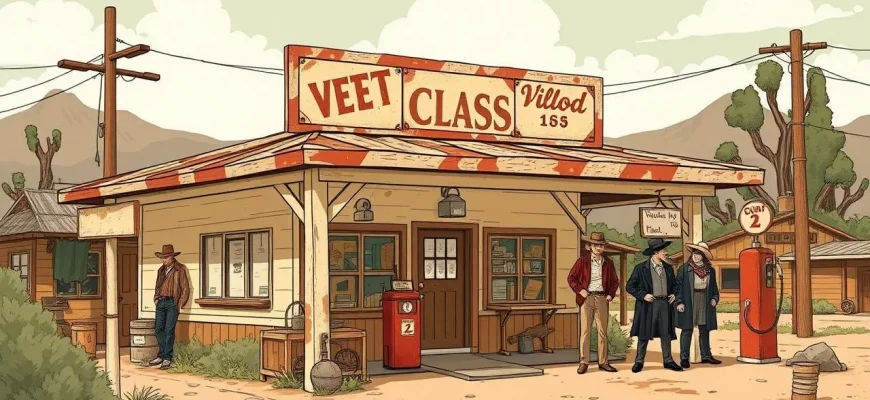 ガソリンスタンドを舞台にしたウェスタン映画の世界