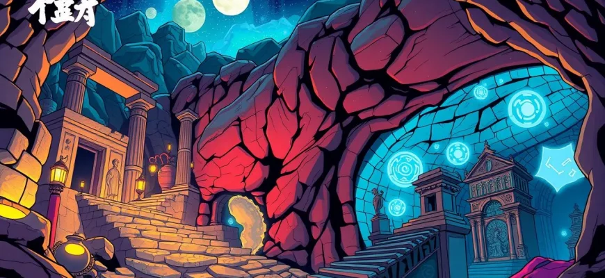 古代のトンネル探検映画