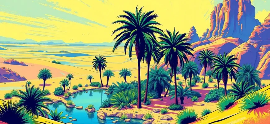 砂漠のオアシスを舞台にしたスリリングな映画