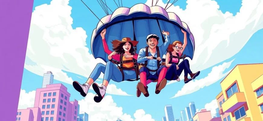 パラセーリングのスリル満点映画