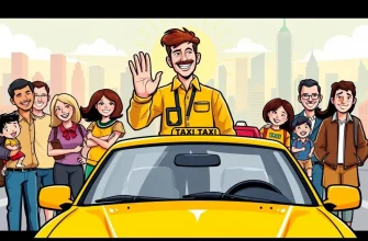 家族向けタクシードライバーの映画