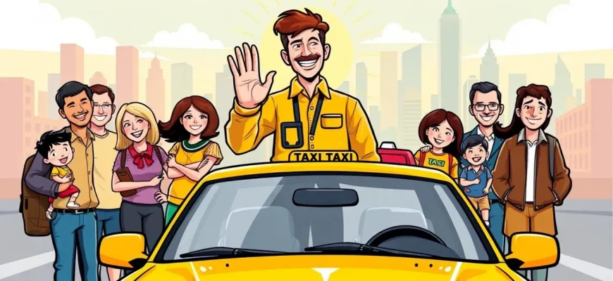 家族向けタクシードライバーの映画