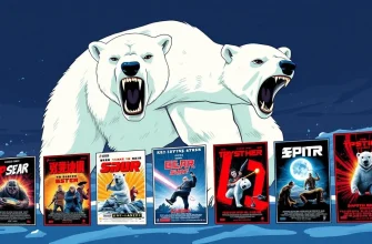 白熊のスリラーフィルム