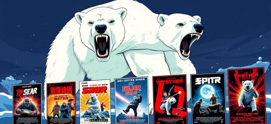 白熊のスリラーフィルム