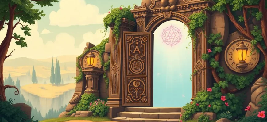 異世界へのポータルを探るファンタジー映画