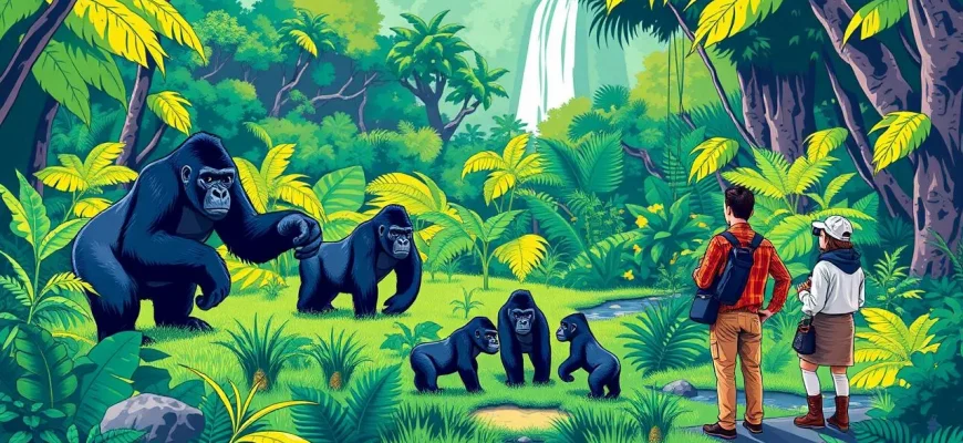 ゴリラとの出会いを描いた映画