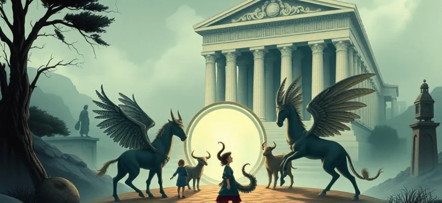 ギリシャ神話の神秘的な映画