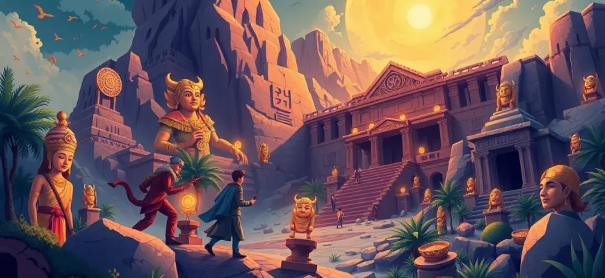 古代アミュレット探求アドベンチャー映画