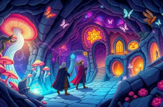 地下迷宮を探るファンタジー映画の旅