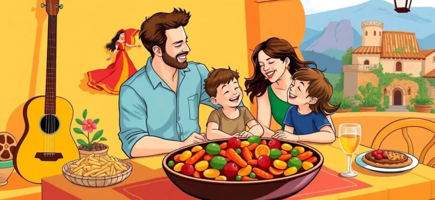 スペインを舞台にした家族映画