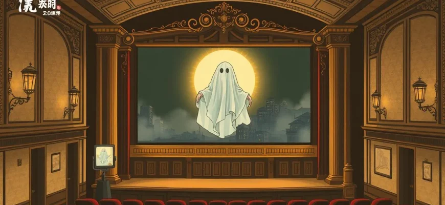 鏡に映る幽霊のミステリー映画